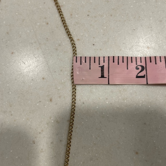 ♥️ 14k Gold chain and “LOVE” Charm .45 oz ♥️ - Picture 9 of 9